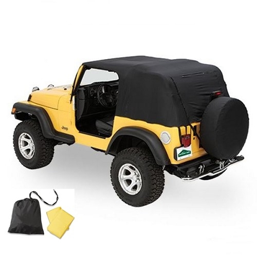 Jeep Wrangler TJ Emergency Top Emergency Soft Top Cover Pavement Ends 96-06