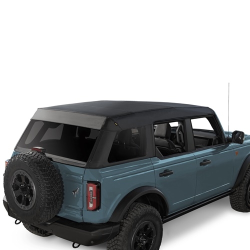 Ford Bronco 4-door Trektop Slantback soft top Black Diamond Bestop 21-