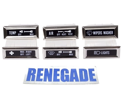 Jeep CJ Indicator Lamp Kit 6 pieces 76-86