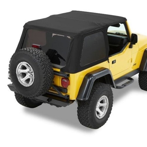 Jeep Wrangler TJ set of tinted windows for Trektop NX top Black Diamond Bestop 96-06