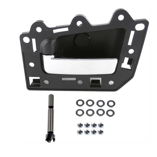 Jeep Grand Cherokee WH WK Interior Door Handle Black Housing with Chrome Lever rear left Door 05-10