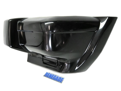 Jeep Cherokee XJ Front Bumper Cap Left Gloss Black XJ year 97-01