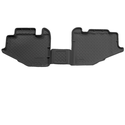 Jeep Wrangler TJ Fussmatte Gummimatte hinten Schwarz Classic Style Husky Liners 96-06