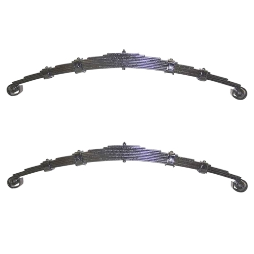 Jeep Willys MB CJ2A CJ3A CJ3B M38 Ford GPW 2pcs. front Leaf Springs spring package with 10 leafes 42-68
