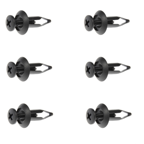 Jeep Wrangler JK Push Pin Set of 6pcs. for A-Pillar Molding Mounting 07-17