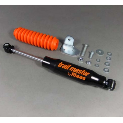 Jeep Wrangler JK steering damper reinforced with bracket series replacement damper Trailmaster Bj.07-18