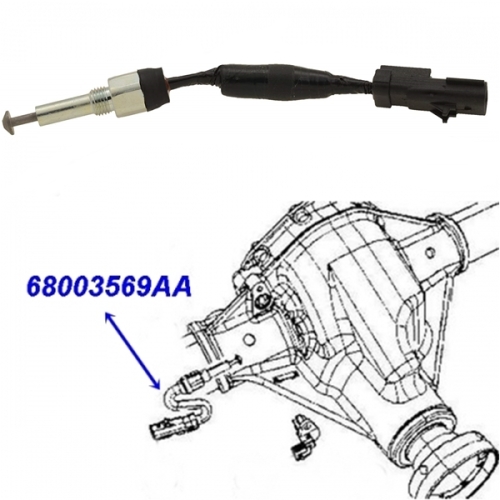 Jeep Wrangler JK Rubicon Locker Sensor Dana 44 Tru-Lok rear Axle Spicer 07-18