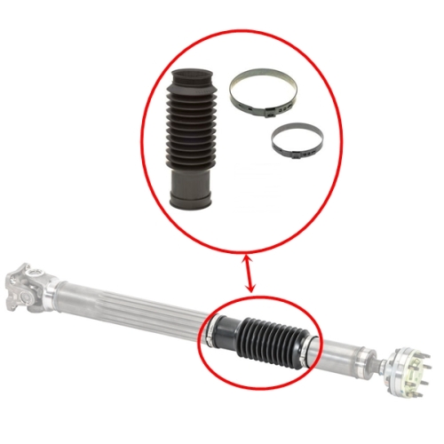 Jeep Wrangler JK Manschette mit Schellen für die vordere Kardanwelle 07-18