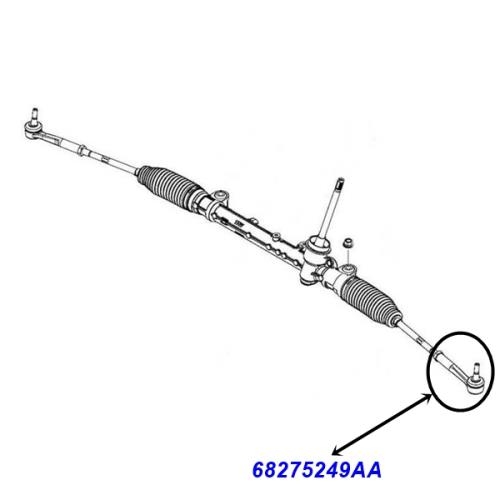 Jeep Renegade BU Premium tie rod end outer left LHD year 15-18