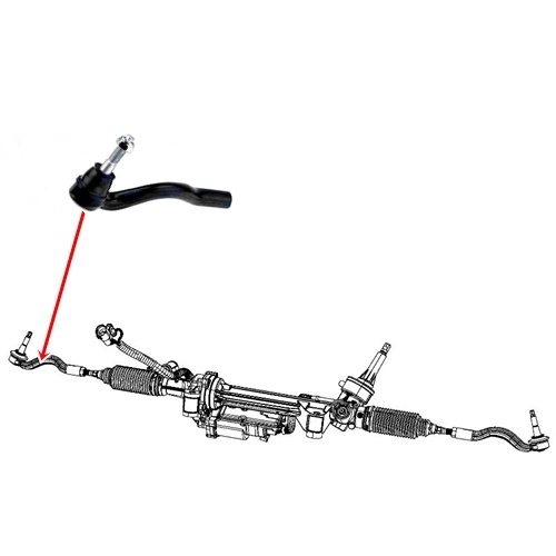 Jeep Grand Cherokee WK2 WH WK right outer Steering Rod End LHD 16-21