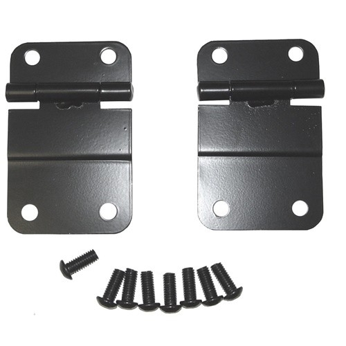 Jeep CJ Heckklappenscharnier Set Scharniere Heckklappe unten schwarz 76-86