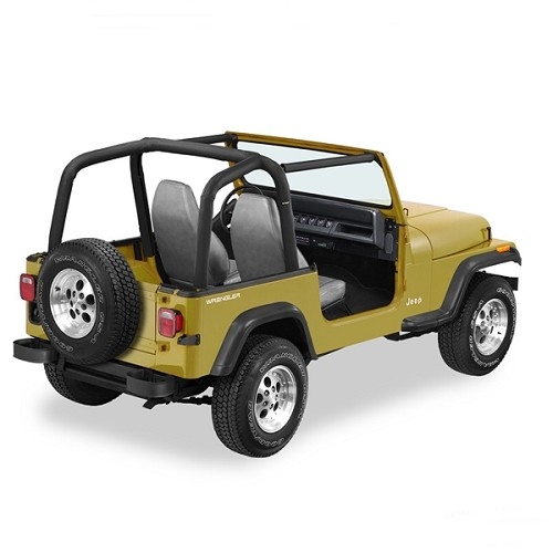 Jeep Wrangler YJ Roll Bar Pad Roll Bar Pad Black Denim Bestop 92-95