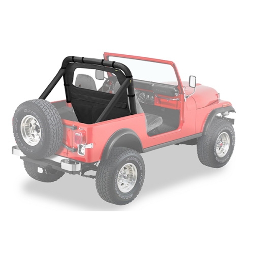 Jeep Wrangler YJ Wind Deflector Windjammer Black Denim Bestop 87-95