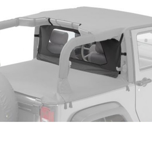 Jeep Wrangler JK 2türer Windjammer Windschott Black Diamond Bestop 07-18