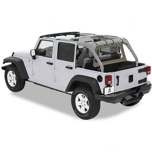 Jeep Wrangler JK 4-door Windjammer Wind Deflector Khaki Diamond Bestop 07-17