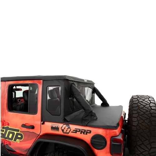 Jeep Wrangler JL 4türer Halftop Conversion Kit Verdeck Trektop Black Diamond Bestop 18-