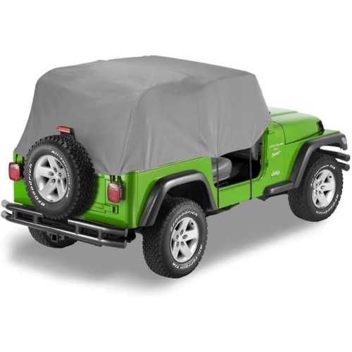 Jeep Wrangler YJ All Weather Trail Cover Rain Cover Gray Charcoal Bestop 92-95