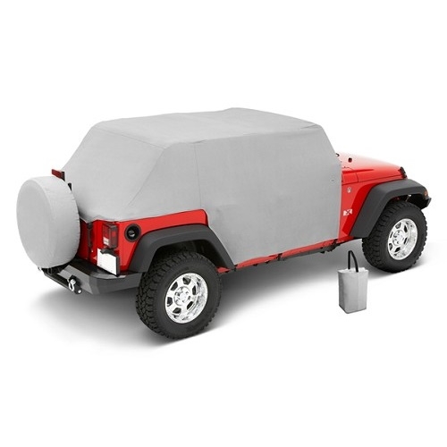 Jeep Wrangler JK 4-door All Weather Trail Cover Rain Cover Gray Bestop 07-18