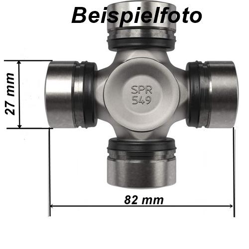 Jeep CJ Kreuzgelenk Steckachse Antriebswelle 82 x 27mm Dana 30 Vorderachse ohne ABS Spicer 76-86