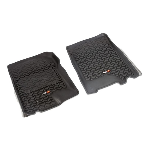 Ford F150 Set of 2 front floor liners Black All Terrain Rugged Ridge 01-03