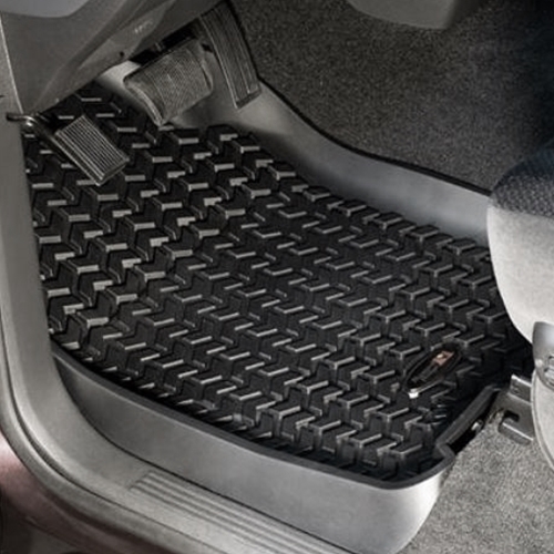 Dodge Ram 2er Set Fussmatten Fußmatten Fußraumwannen vorne All Terrain Rugged Ridge Schwarz 02-11
