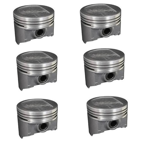 Jeep Wrangler YJ 4,0 ltr. 6pcs. Set Dish Top Engine Piston 0.030" Oversize Enginetech 91-95