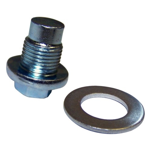 Jeep CJ Wrangler YJ Cherokee XJ 2.5, 4.0 & 4.2 liters. Oil drain plug including gasket M14 x 1.25 metric 83-91