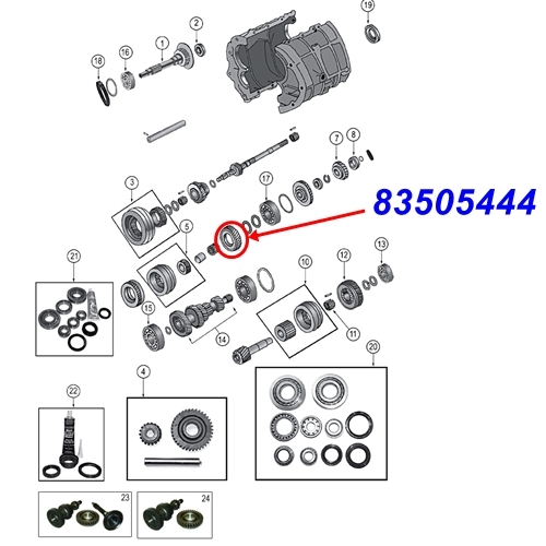 Jeep Cherokee XJ Zahnrad 32 Zähne vom 1. Gang BA10/5 Schaltgetriebe 87-89