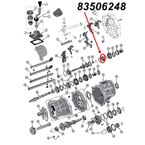 Jeep Wrangler TJ Synchronkörper 3. & 4. Gang AX15 Schaltgetriebe 96-99