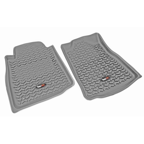 Toyota Tundra 2er Set Fussmatten Fußmatten Fußraumwannen vorne All Terrain Rugged Ridge Grau 07-11