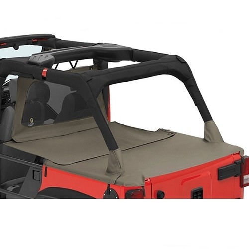 Jeep Wrangler JK 4-door Duster Cover Extension Khaki Diamond Bestop 07-18