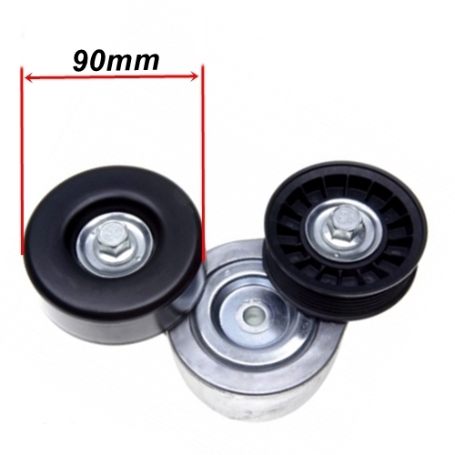 Jeep Cherokee Liberty KJ 3,7 ltr. Flachriemen Keilriemen Set mit Riemenspanner & Umlenkrolle Ø90mm 02-03