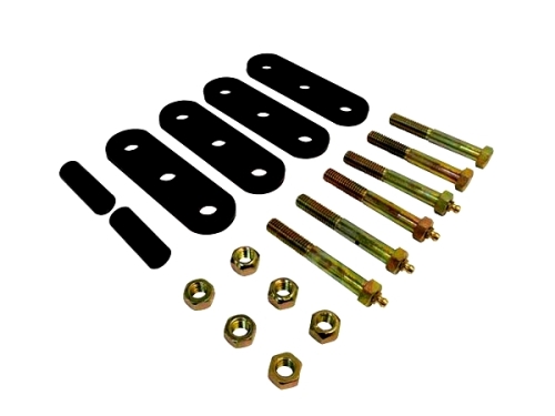 Jeep CJ5 CJ6 CJ3B Havy Duty Federgehänge Federschäkel Kit 3/4" Lift vorne oder hinten 55-75