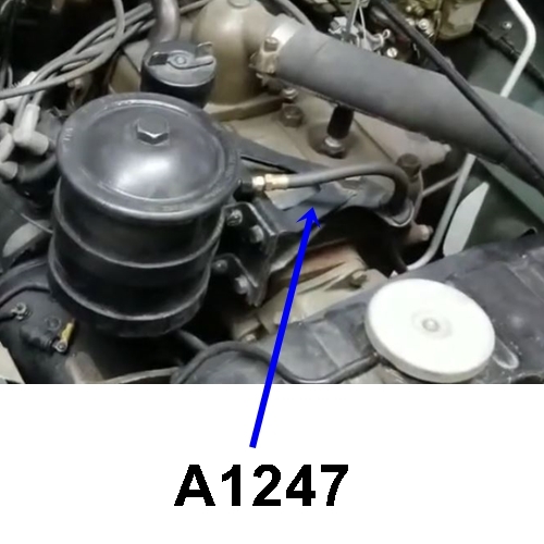 Jeep Willys CJ2A CJ-2A 4-134 Motor Halterung Ölfiltergehäuse 46-49