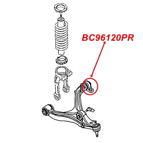 Jeep Grand Cherokee WH WK Premium Querlenkerbuchse Buchse Halter für Querlenker vorne unten 05-10