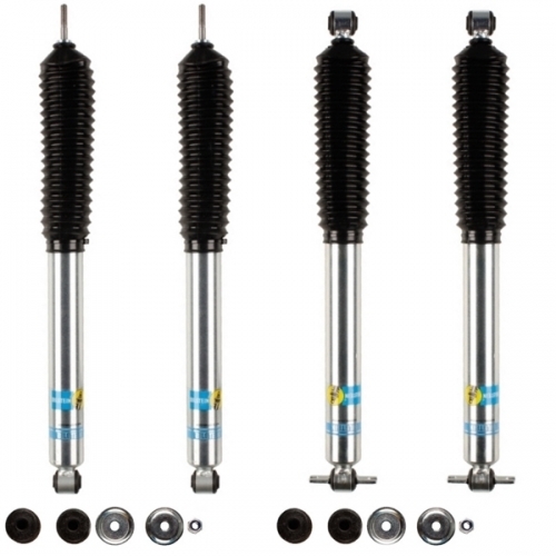 Jeep Wrangler JK 4-door set gas pressure shock absorbers front & rear 2'' 50mm Bilstein B8 5100 07-18