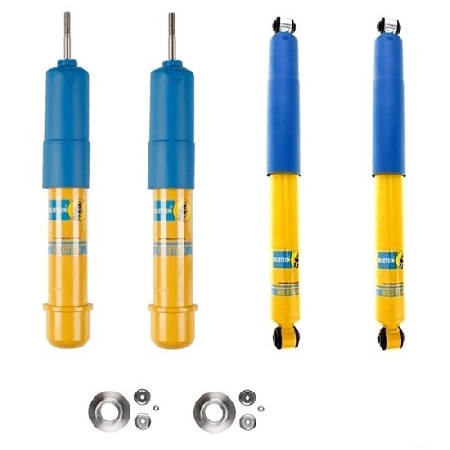 Jeep Cherokee Liberty KK 3.7 liters Set of gas pressure shock absorbers front & rear Bilstein B6 Standard 08-12