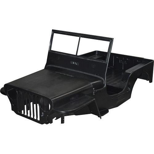 Jeep CJ CJ3A CJ-3A Body Kit with Hood, Fender, Tailgate, Grille & Window Frame 49-53