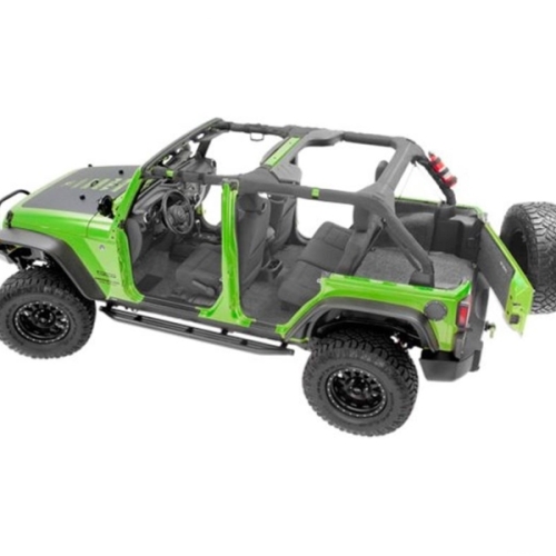 Jeep Wrangler JK 4door Replacement Floor and Cargo Carpet Kit BedRug 11-18