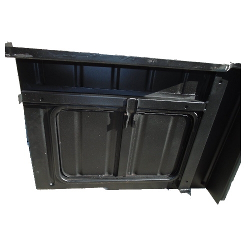 Jeep Willys M38 M38A1 CJ2A CJ3A CJ3B CJ5 Werkzeugfach Werkzeugbox Werkzeugkasten mit Deckel Beifahrersitz mit "Jeep" Prägung 46-71