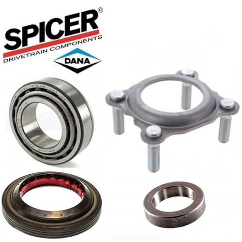 Jeep Wrangler JK Radlager Set außen mit Lagerhalter Dana 44 Hinterachse Spicer 07-18