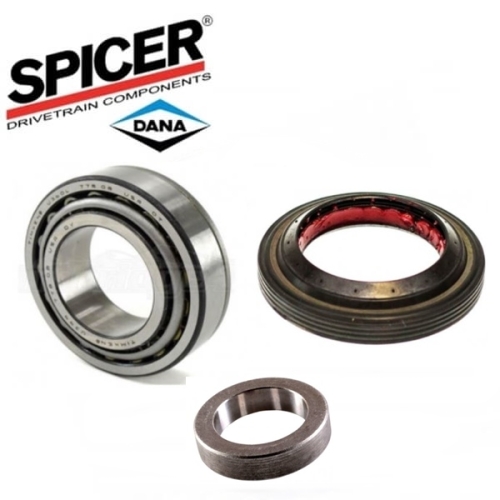 Rear Wheel Bearings /& Inner Seal for Jeep Wrangler with Spicer Rear 44-1HD 94-09