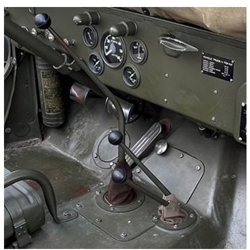 Jeep Willys MB Ford GPW ein Schaltknauf Dana 18 Verteilergetriebe 42-45