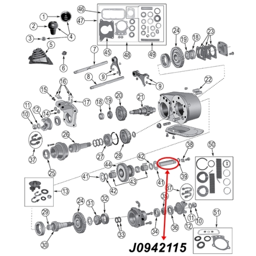 Jeep CJ Zwischenwelle Halbwelle Dana 300 Verteilergetriebe 80-86