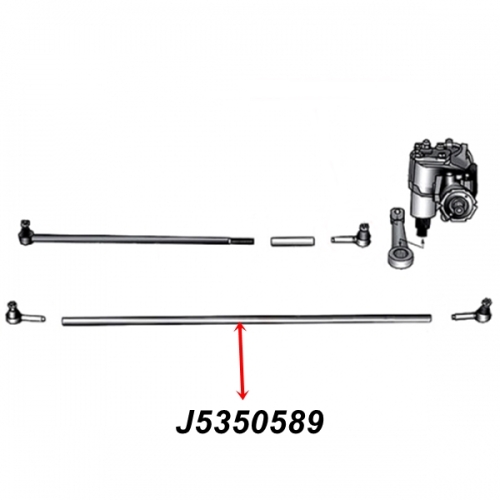 Jeep CJ CJ5 CJ6 Tie Rod Steering Tube with Clamps small axle LHD 72-83