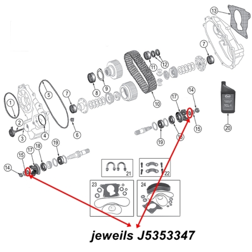Jeep CJ one outer Output Seal Quadratrac Quadra-Trac Tranfer Case 76-79