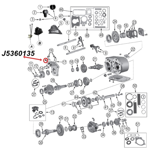 Jeep CJ Schaltbuchse Buchse Schaltgestänge Dana 300 Verteilergetriebe 80-86
