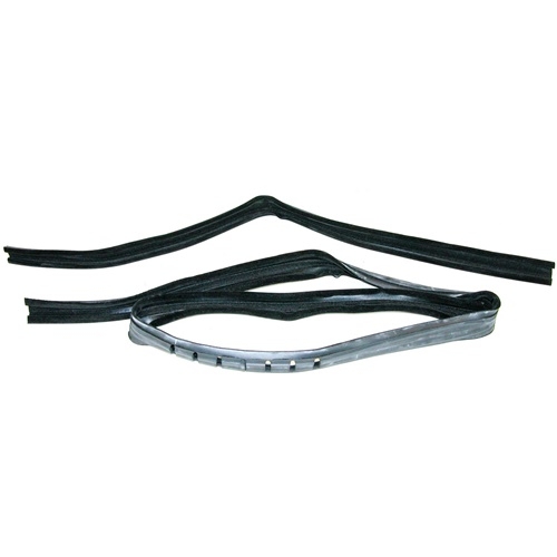 Jeep CJ 2pcs. Glass Run Window Channel Kit for one Full Steel Door 76-86