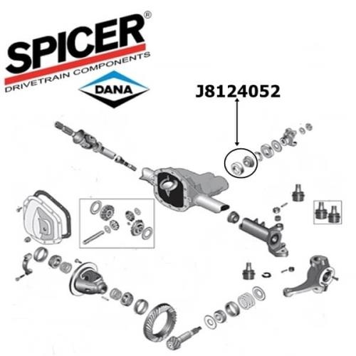 Jeep CJ Differential outer Pinion Bearing Kit Dana 30 front axle Spicer 72-86