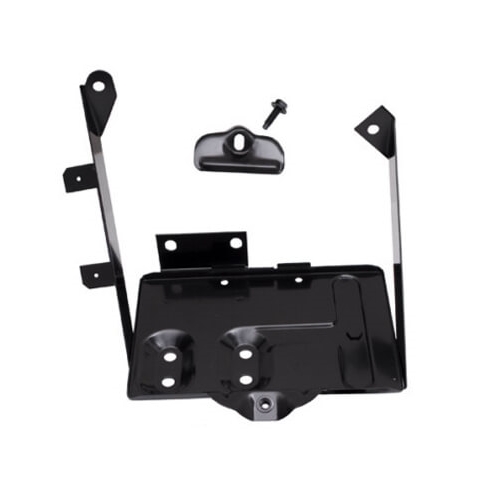 Jeep CJ Battery Tray Kit Steel Black year 76-86